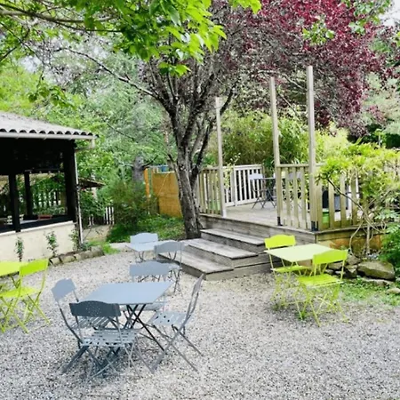 Sur Pilotis Avec Terrasse Au Calme - Api-1-52-1502 Campingplatz Camon (Languedoc-Roussillon)